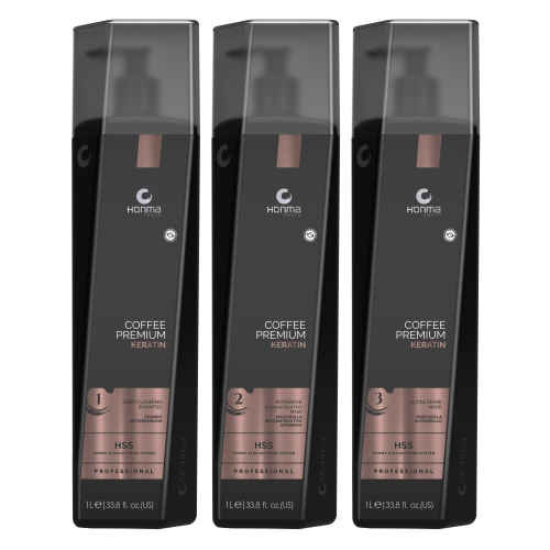 Honma Tokyo szampon Liss Lab 300ml przedłuża efekt prostowania włosów