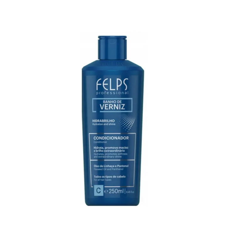 FELPS BATH VERNIZ ZESTAW SZAMPON 230ML + ODŻYWKA 230ML - mega połysk włosów